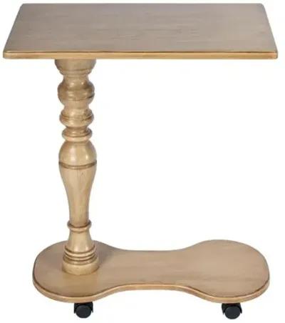 Pixie Mobile Tray Table - Beige