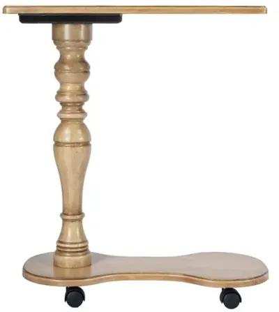 Pixie Mobile Tray Table - Beige