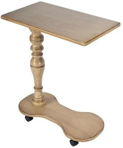 Pixie Mobile Tray Table - Beige