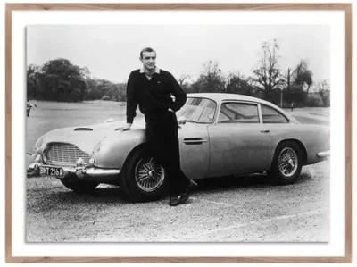 Sean Connery With 00'S Aston Martin - Getty Images - Brown