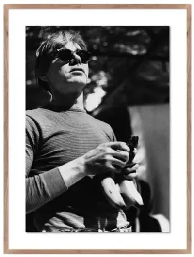 Getty Images - Warhol With Bananas - Brown