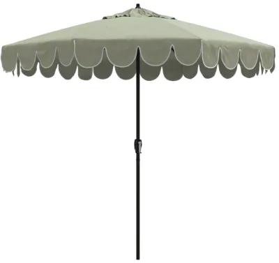 Phoebe Scallop Edge Patio Umbrella - Cast Oasis - Blue