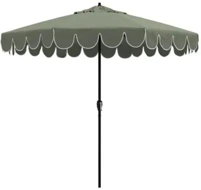 Phoebe Scallop Edge Patio Umbrella - Cast Sage - Green