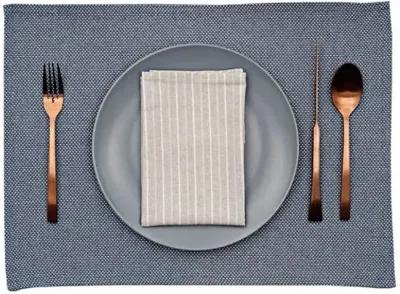 Meema - Set of 4 Rustic Placemats - Powered by People - Blue