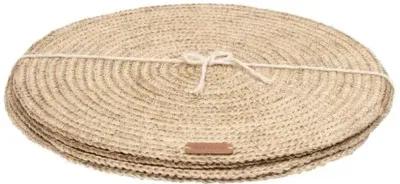 Tallo de Olivo - Set of 4 Fique Spiral Placemats - Brown - Powered by People