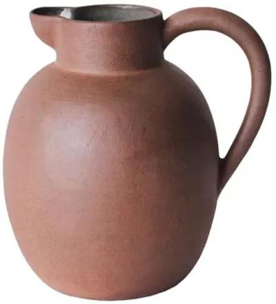 Al Centro - Handrafted Ball Pitcher - Powered by People - Handcrafted - Brown