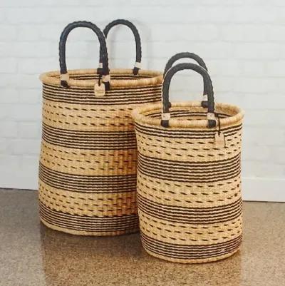 Big Blue Moma - Bolga Baskets - Powered by People - Black