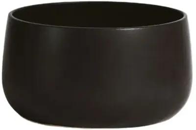 Gharyan Stoneware - Stoneware Serving Bowl - Powered by People - Black