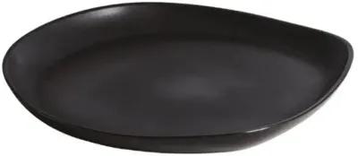 Gharyan Stoneware - Stoneware Round Serving Platter - Powered by People - Black