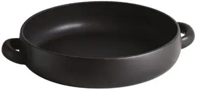 Gharyan Stoneware - Large Serving Plate With Handles - Powered by People - Black