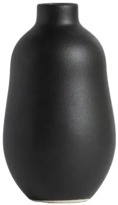 Gharyan Stoneware - Stoneware Vase - Powered by People - Black