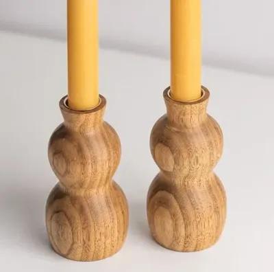 Le Tenon et la Mortaise - Brandypot Candle Holder - Powered by People - Brown