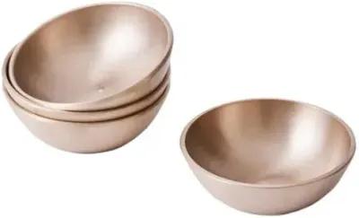 Fleck - Luxe Kansa Dip Bowl Set 1.5" - Powered by People - Brown