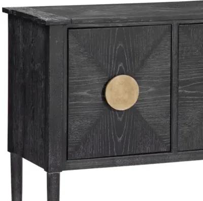 Harrison Console Table - Cerused Black Oak