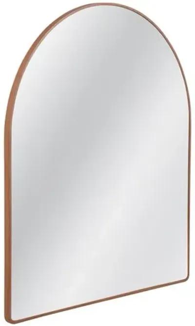 Merritt Arched Mantel Mirror - Brown