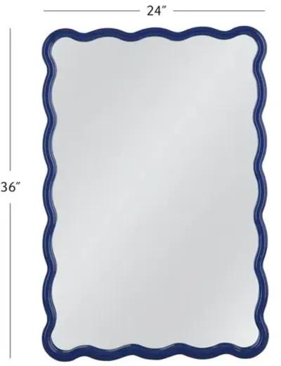 Eldora Wavy Rectangular Wall Mirror