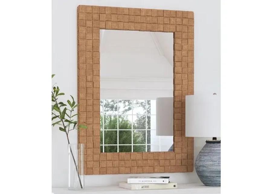 Bexhill Rope Wall Mirror - Brown