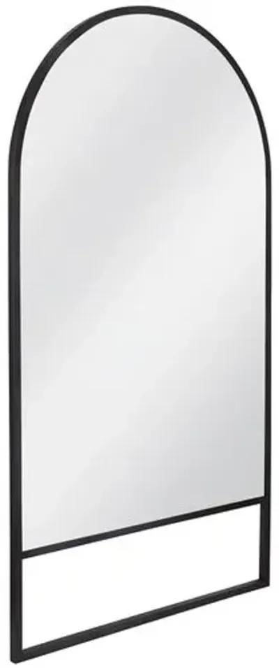 Linden Floor Mirror - Matte Black