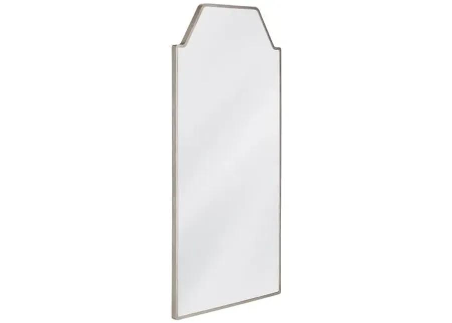 Sylvia Floor Mirror - Silver Leaf