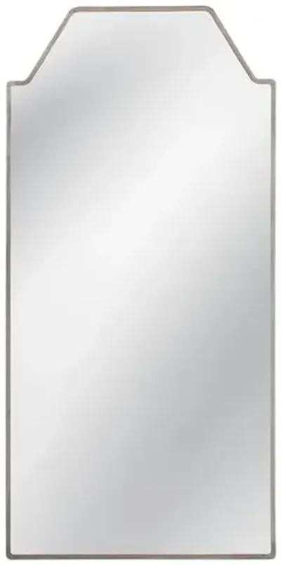 Sylvia Floor Mirror - Silver Leaf