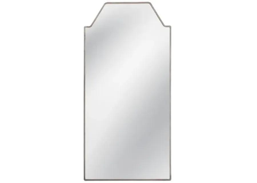 Sylvia Floor Mirror - Silver Leaf