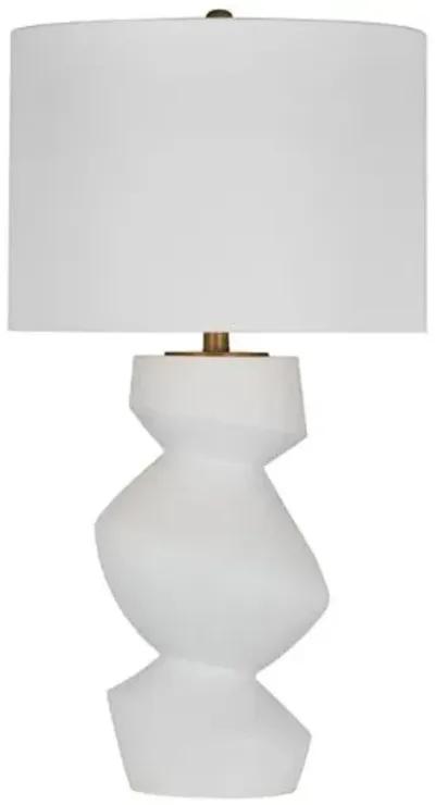 Savannah Table Lamp - Matte White