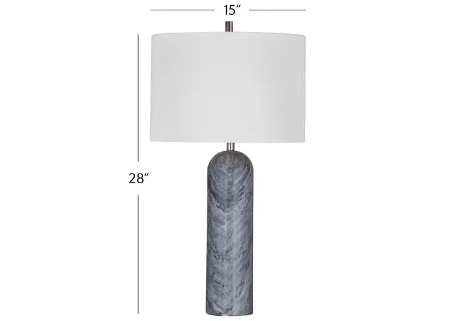 Tiverton Marble Table Lamp - Gray