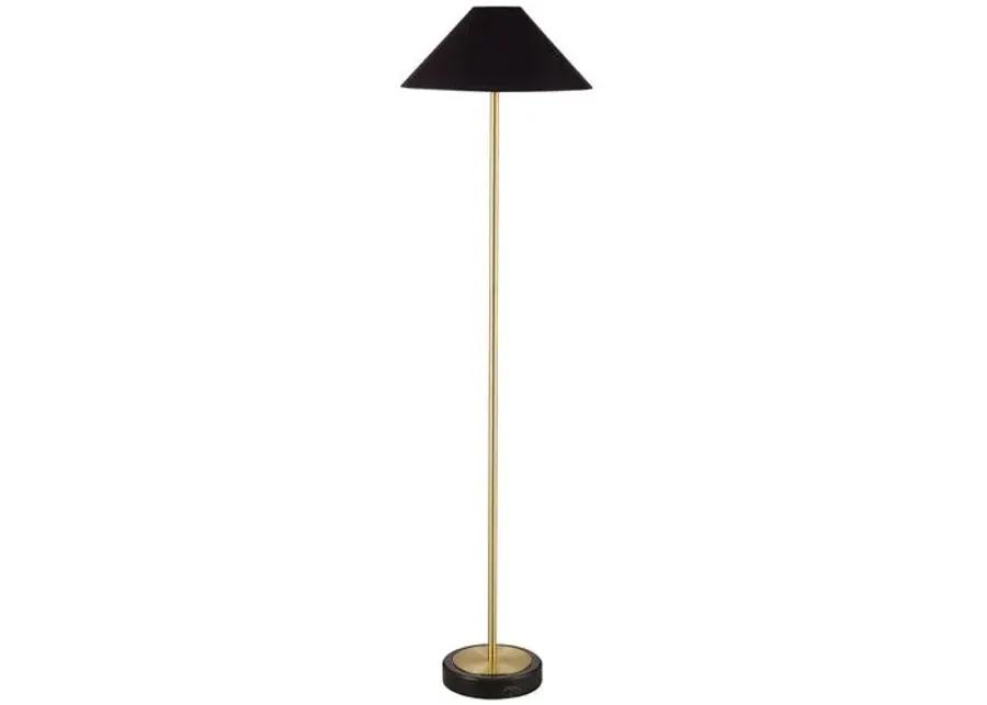 Burlington Floor Lamp - Black/Brass