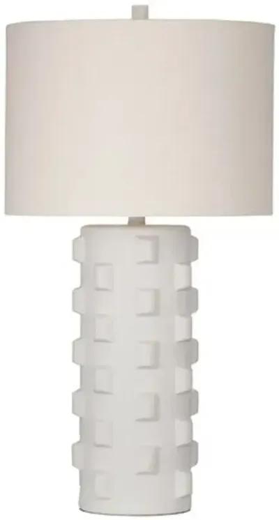 Dunmore Table Lamp - White