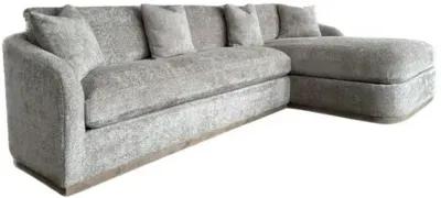 Amelia Sectional Chaise - Gray - Comfortable, Sturdy, Stylish