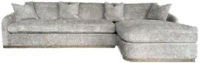 Amelia Sectional Chaise - Gray - Comfortable, Sturdy, Stylish