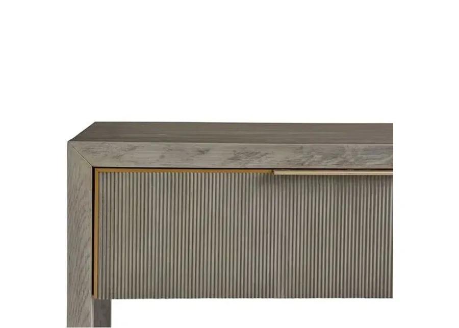 Ella One Drawer Nightstand - Brushed Smoke