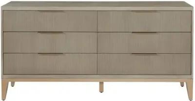 Ella Six Drawer Dresser - Gray