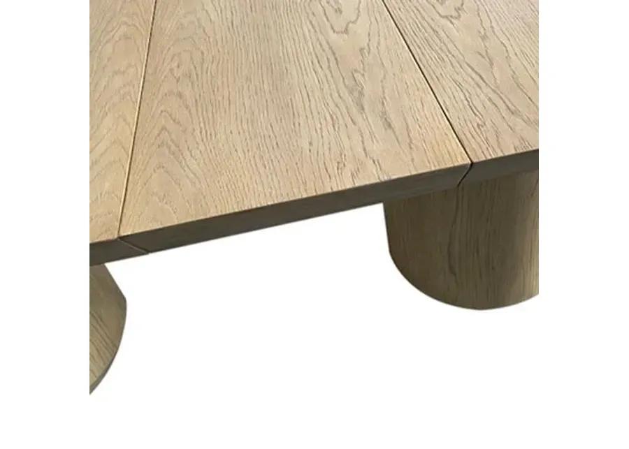 Aria Extension Dining Table - Raw Oak