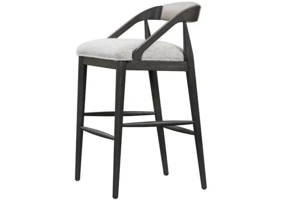 Isaiah Bar Stool - Frothed Latte - Gray