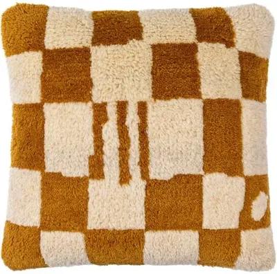 Balder Checkered Wool Pillow