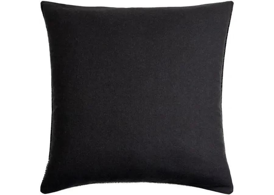 Leilani Pillow - Black/Ivory