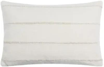 Charleston 14x22 Lumbar Pillow - Ivory Stripe