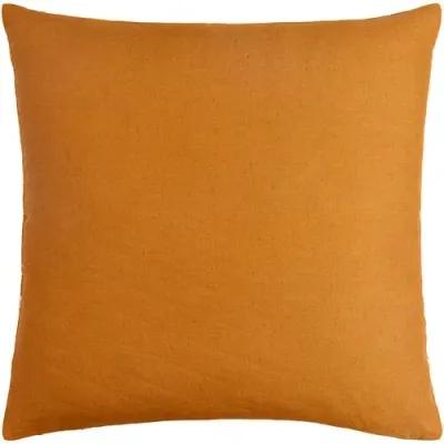 Eliana Embroidered Leaf Pillow