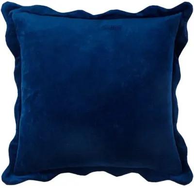 Elfie Scallop Trim Velvet Pillow