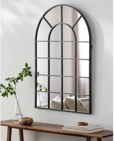 Cambridge Arched Wall Mirror - Black