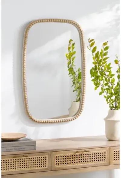 Dover Oval Wall Mirror - Natural