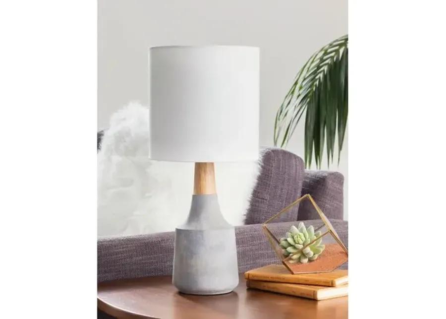 Kiki Accent Table Lamp - Gray - 18Hx8Wx8D in