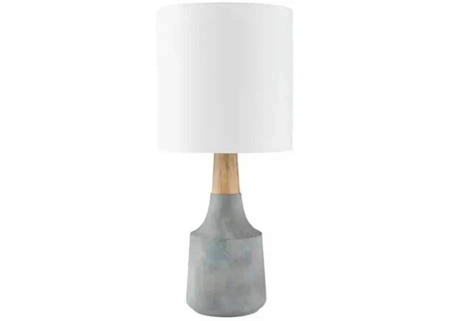 Kiki Accent Table Lamp - Gray - 18Hx8Wx8D in