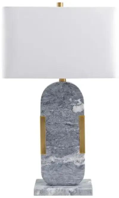 Pixie Marble Table Lamp - Gray/Gold