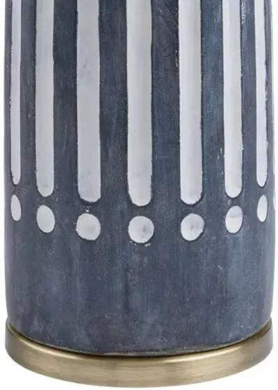 Wren Cement Table Lamp - Gray/White