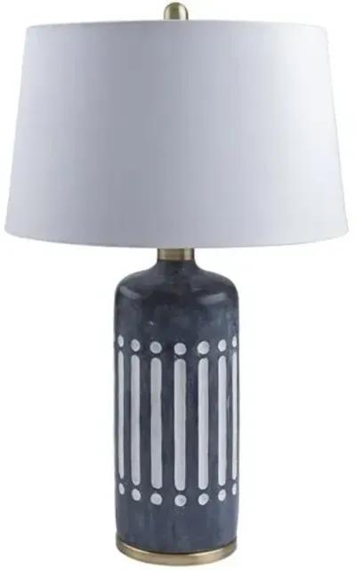 Wren Cement Table Lamp - Gray/White