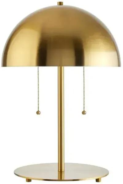 Corrine Dome Table Lamp - Gold