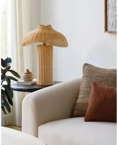 Brixley Rattan Table Lamp - Natural - Brown