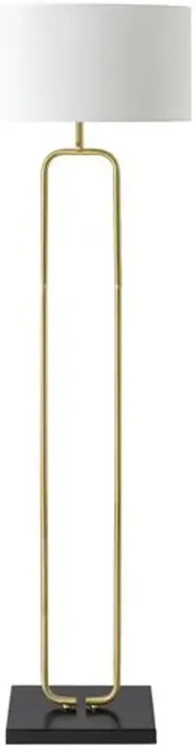 Maxwell Floor Lamp - Gold/Black